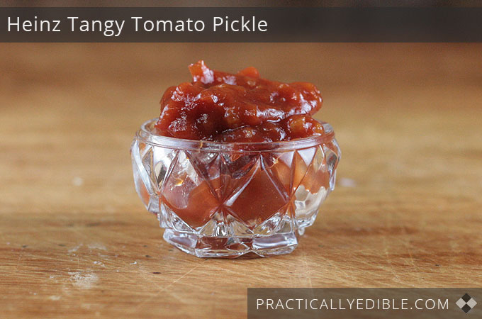 Heinz Tangy Tomato Pickle in Bowl